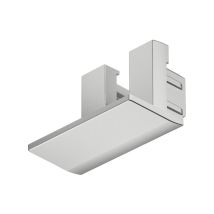 Cache pour éclairage led 1103 à encastrer - argent Hafele