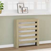 Vidaxl - Cache-radiateur chêne sonoma 78x20x82 cm bois d'ingénierie
