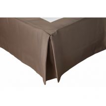 Cache sommier 180x200 cm camelia ivoire