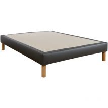 Someo - Cache-sommier intégral simili cuir orage 200x200