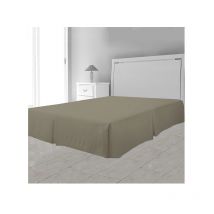 Cache sommier plateau 3 plis 140 x 190 cm - Différents coloris