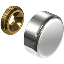 Cache vis alu 18 mm (à l'unité)