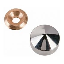MOD - Cache vis chromé - diamètre 16 mm - marbrier