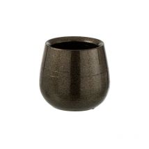 Cache-pot en céramique vert 22x22x23 cm