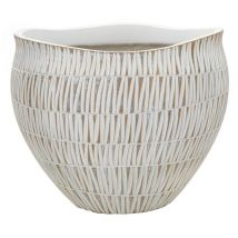 Charme1921 - Cachepot Resina Grande Cm Ø 30,5x24,5 - Stiky