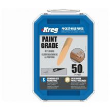 Kreg - Caches trous en bois massif Bouchons à peindre - Pin 50 - p-pnt-int