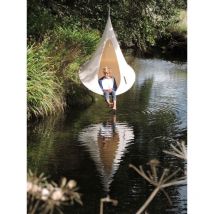 Couleurs Du Monde - Cacoon Single - Tente De Hamac Suspendu Ecru Avec Moustiquaire
