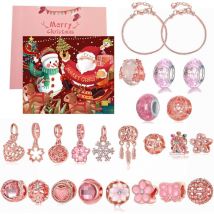 Rapanda - Cadeau Fille 5-14 Ans Calendrier de L'avent 2024 Bijoux Enfants Fille Jouet Fille Cadeaux de Noël Cadeau d'anniversaire Kits de Bijoux pour