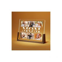Cadeau Personnalisé Cadre Photo pour Mere - Lampe Personnalisée avec Photo - Idee Cadeau Fete des Mere - Cadeau Fête des Mères(Photos