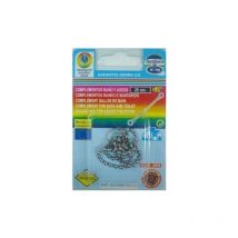 S&m - Cadena Baño Bolas 25Cm Tapon Lavabo/Bidet Con Anillas Cr. s m
