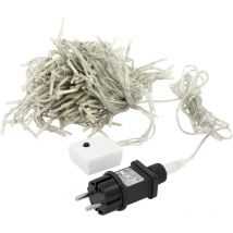 Efectoled - ecd Germany Cadena de Luces 2m de Longitud 240 led pvc Guirnalda de Luz Blanco Cálido 12 Funciones de Iluminación Navideña Interior