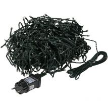 Skylantern - ecd Germany Cadena de Luces 36m de Longitud 480 led Guirnalda de Luz Blanco Cálido Iluminación Navideña Interior Exterior IP-44 Cable