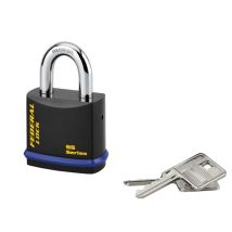 Cadenas À Clé Fédéral Lock 720, Acier, Chantier, Anse Molybdène, 54mm, 2 Clés, Noir - Thirard