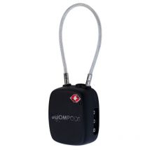 Cadenas à bagage Boompods à code certifié TSA avec balise connectée intégrée Noir