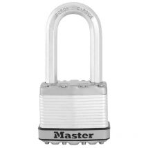Master Lock - Cadenas à clé acier laminé, l.50 mm