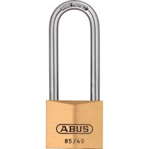 Cadenas cylindrique 85/40HB63 largeur du corps de verrou 40 mm verrouillage multipoints laiton