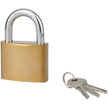 Cadenas ACERA à clé, base 60 mm, anse acier cémenté, 3 clésSERRUPRIX