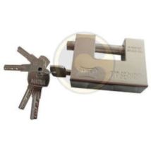 Matra – Cadenas blindé 70 mm en acier avec 5 clés plates – Quincaillerie – Sécurité renforcée
