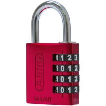 Cadenas à code 144/40 rouge Lock-Tag