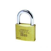 Iseo Serrature - Cadenas Iseo City rectangulaire 30 mm en laiton avec arceau acier 2 clA s