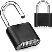 Wddnaot - ccykxa Cadenas Code 4 Chiffres, 1 pc Cadenas à Combinaison Exterieur Etanche Cadenas Casier Code Alliage de Zinc, 8 mm Diamètre 240g