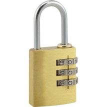 Exem - Cadenas à combinaison 25 mm - 3 chiffres