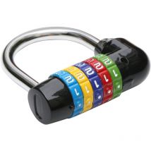 Cadenas à combinaison 5 chiffres Noir