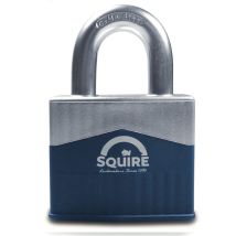 Cadenas de sécurité SQUIRE – Cadenas à clé – Corps en acier massif, Anse en acier spécial, Largeur 45 mm, Diamètre anse 8 mm, Niveau de sécurité 6
