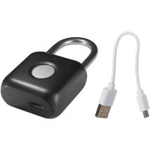 Cadenas à Empreintes Digitales Rechargeable par usb - Serrure Intelligente pour Salle de Sport, Bagages, École