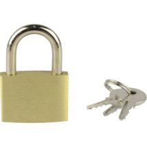 Cadenas Brüder Mannesmann m 413-30 or-jaune avec serrure à clé