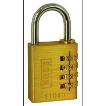 Cadenas Kasp K11040 or-jaune avec serrure à combinaison