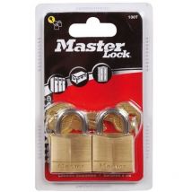 Cadenas laiton 40mm anse acier 2cles/blist MASTERLOCK - 15627