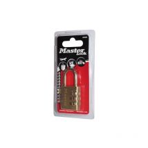Cadenas à combinaison programmable masterlock 30 mm de large - Finition laiton - 630EURD
