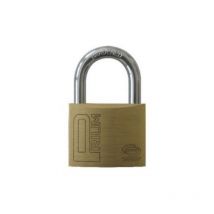 Cadenas rectangulaire Corbin sA curitA 30 mm en laiton avec arceau en acier
