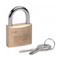 Cadenas série e laiton (2 clés) Ifam Corps mm: 35 / modèle E35 - ø anse mm: 5.5