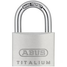 Cadenas cylindrique 64TI/40 gl largeur du corps de verrou 40 mm Titalium fermeture identique 6411