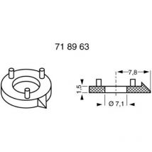 Cadran fléché Mentor 330.101 rouge Adapté pour (séries de boutons) Boutons série 11.5 1 pc(s) D96049