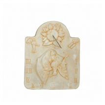 Cadran solaire motif Chasse pierre naturelle 41cmx51cm