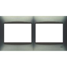Bjc - Cadre 2 Éléments Grey Shadow Avec Garniture Coral 21212-gs