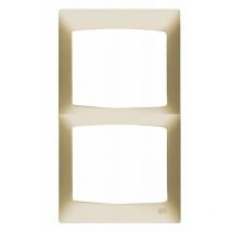 Cadre 2 éléments vertical golden pearl BJC Coral 21112-DP