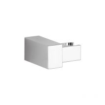 Dianhydro - Support a' crochet pivotant carre' Damast en abs chrome' pour douche, salle de bain, baignoire
