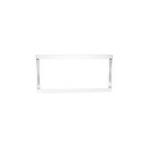 Cadre Aluminium Pour Dalle Led 120x60cm – Boitier-cadre Blanc – Fixation Rapide Pour Installation Facile – Adapté Pour Espaces Confinés – Delitech