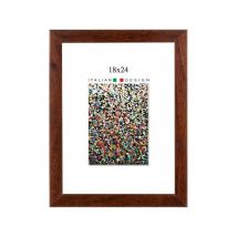 Cadre Bois Noyer 13X18 Iris