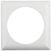 Beg Luxomat - Cadre carré PD4-FP blanc mat cadre design carré à clip pour détecteur PD4 luxomat 92992