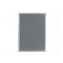Cadre d'affichage clic clac en aluminium gris format A2