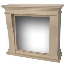 Cadre De Cheminée En Pierre Cm 105x44,5x99 Xaralyn Rubyfires Kretamini