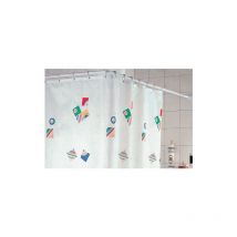 Homegarden - cadre de douche d&39angle en aluminium blanc 80x80x80 cm 25 mm par rideau