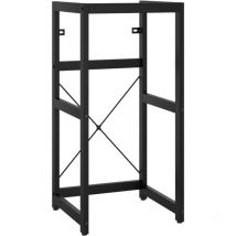 Cadre de lavabo de salle de bain 40x38x83 cm fer noir