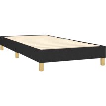 Cadre de lit Noir 80x200 cm Tissu