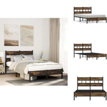 Cadre de lit sans matelas avec tête de lit 120x200 cm - Cadre De Lit - Cadres De Lit - Lit Double - Lit
